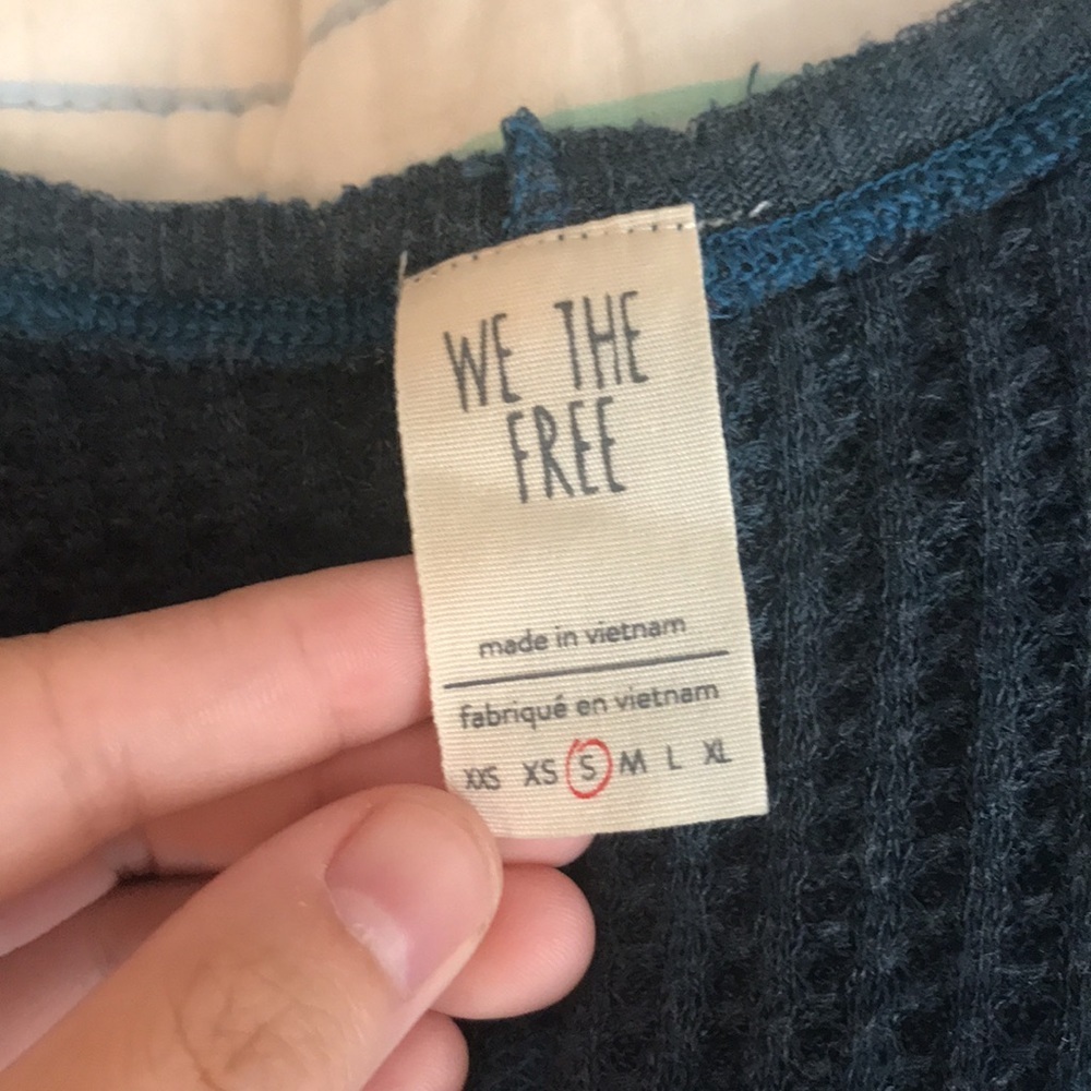 We The Free Navy Long Sleeve Top - Picture 4 of 7